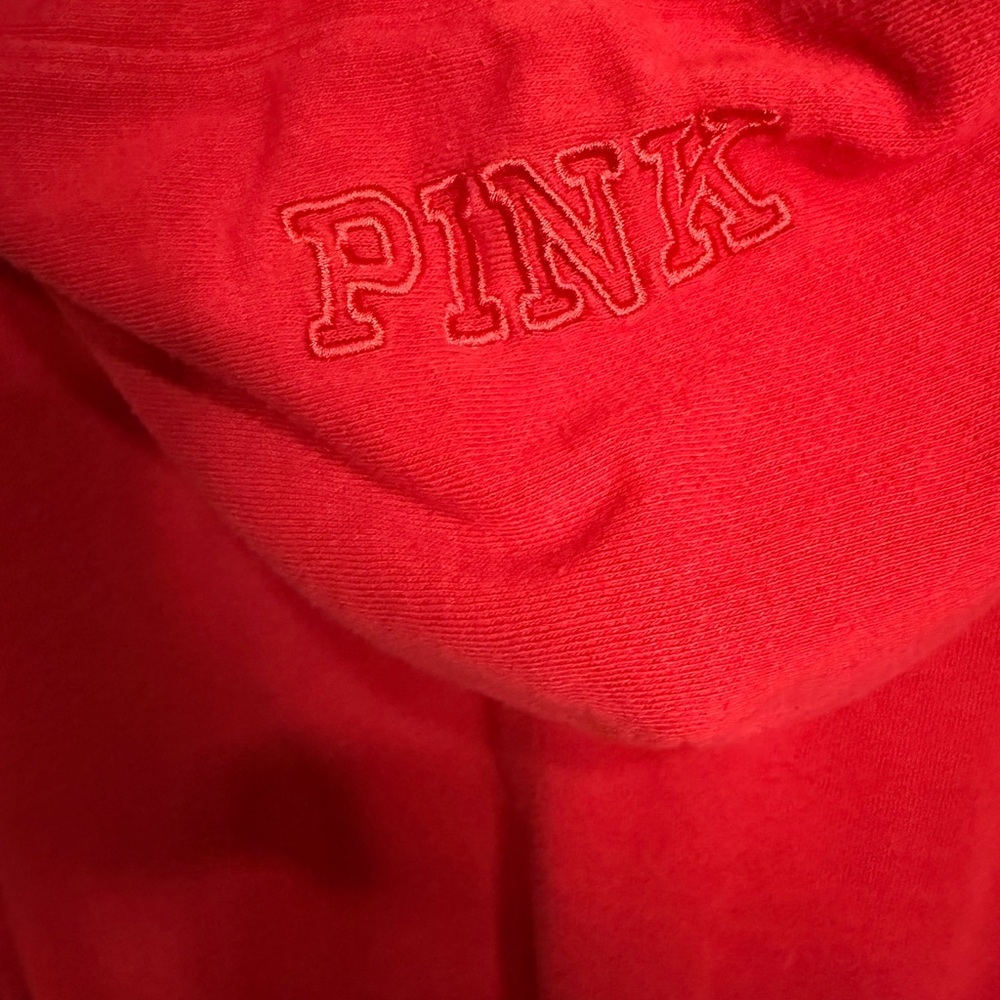 PINK Victoria's Secret Red UH COOGS Hoodie‎ Collegiate Collection Size Small - Picture 4 of 5